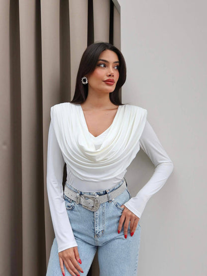Draped Blouse