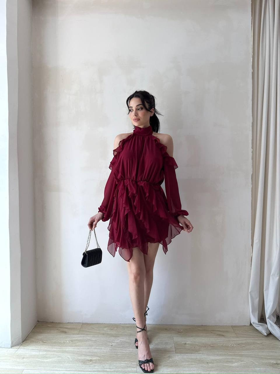 Ruffle Mini Dress