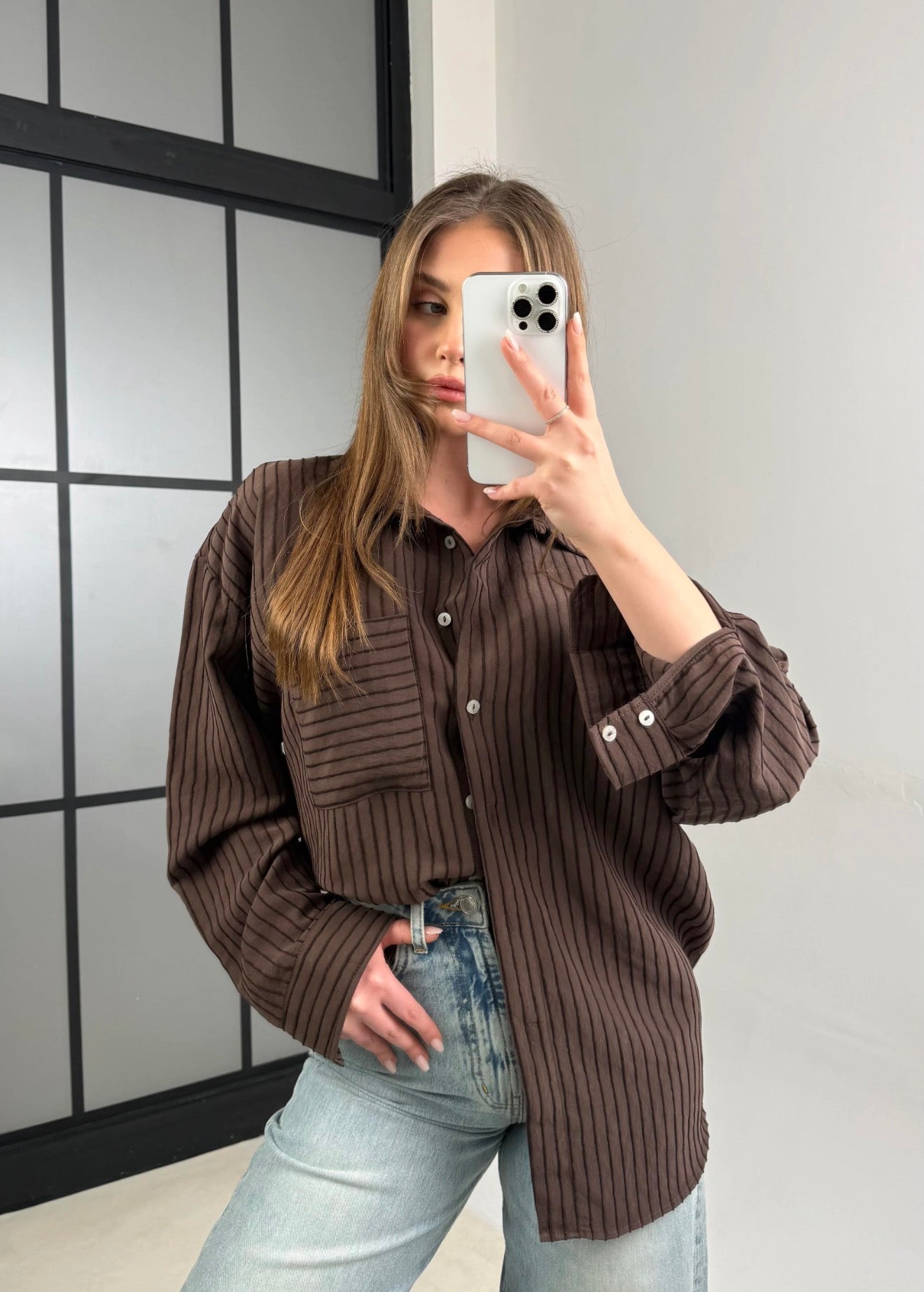 Striped Oversized Shirt