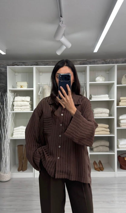 Striped Oversized Shirt