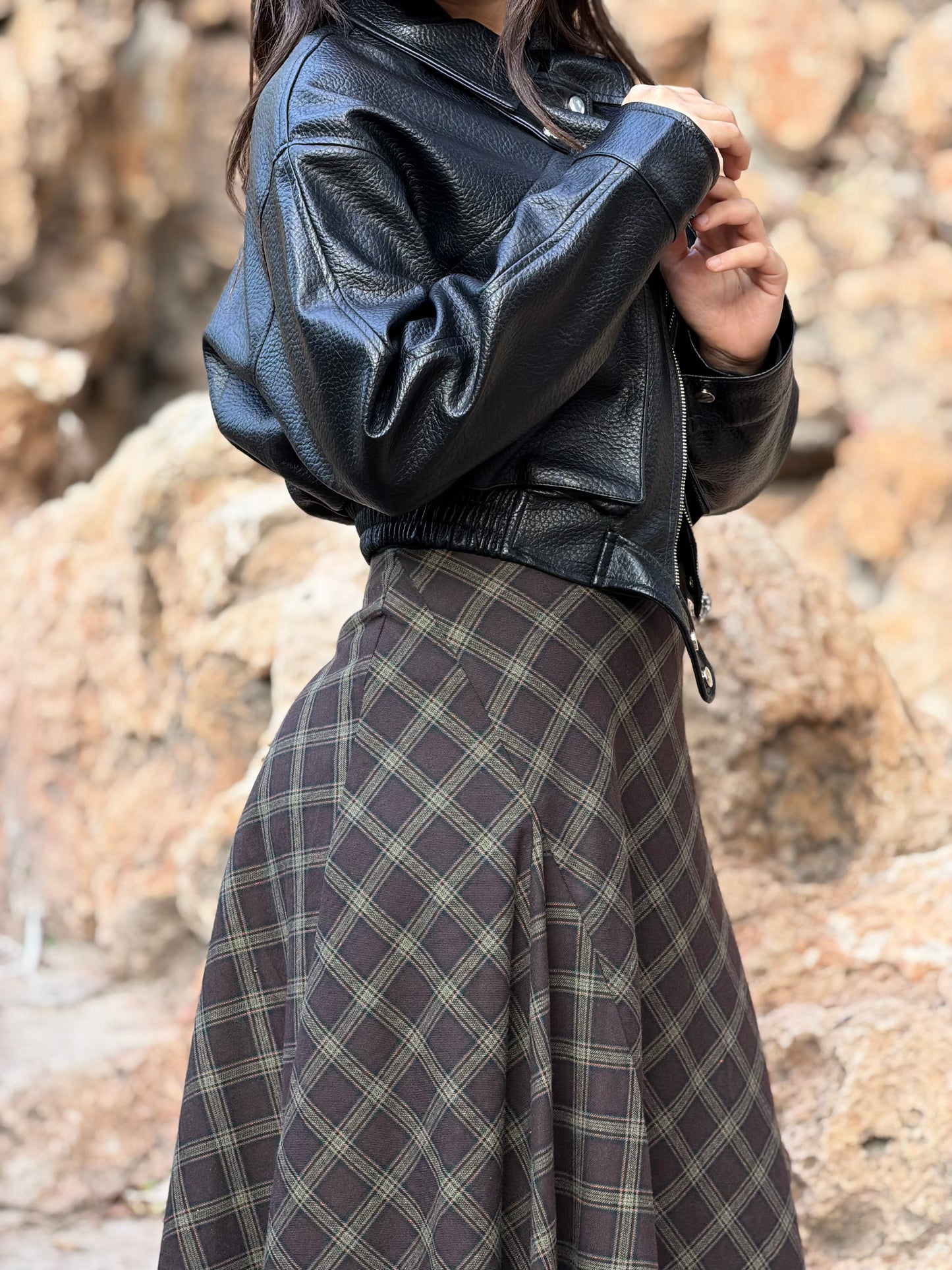 French Leather Bomber