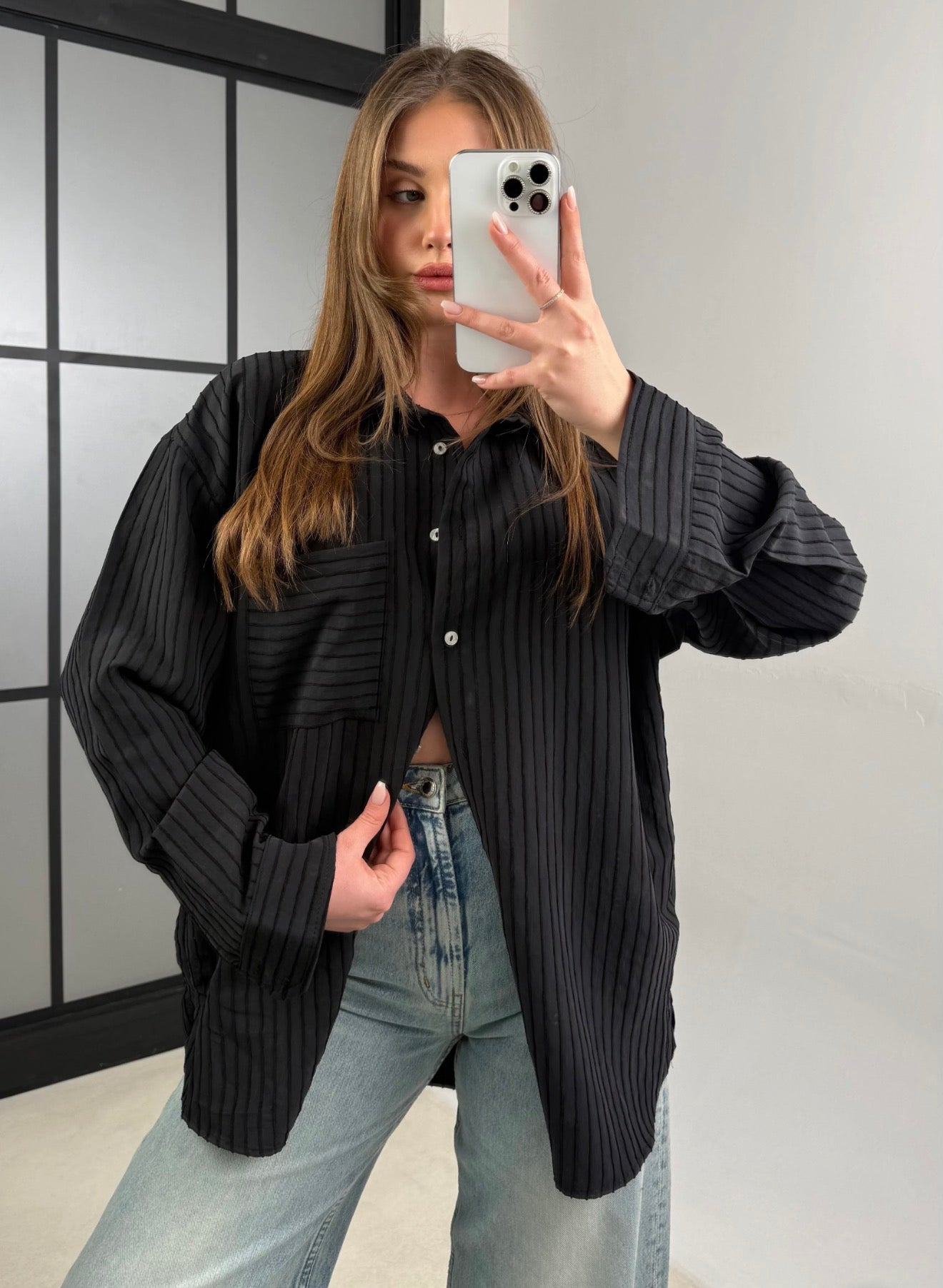Striped Oversized Shirt