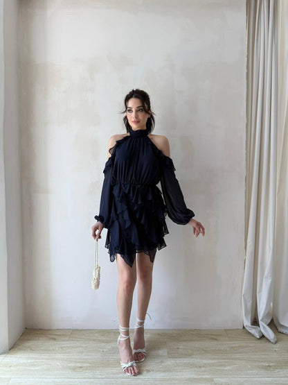 Ruffle Mini Dress