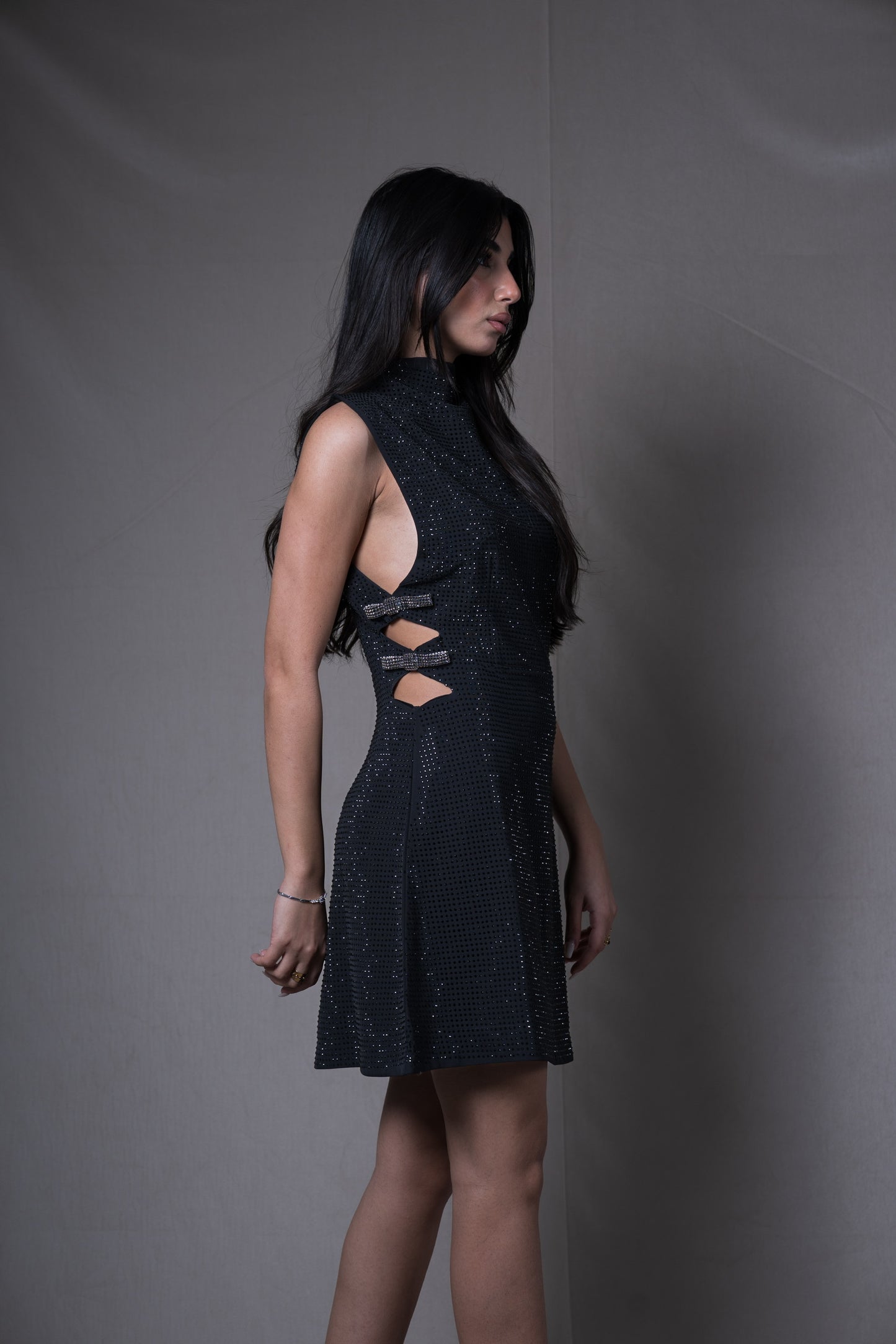 Glitz & Gaze Side-Bow Dress