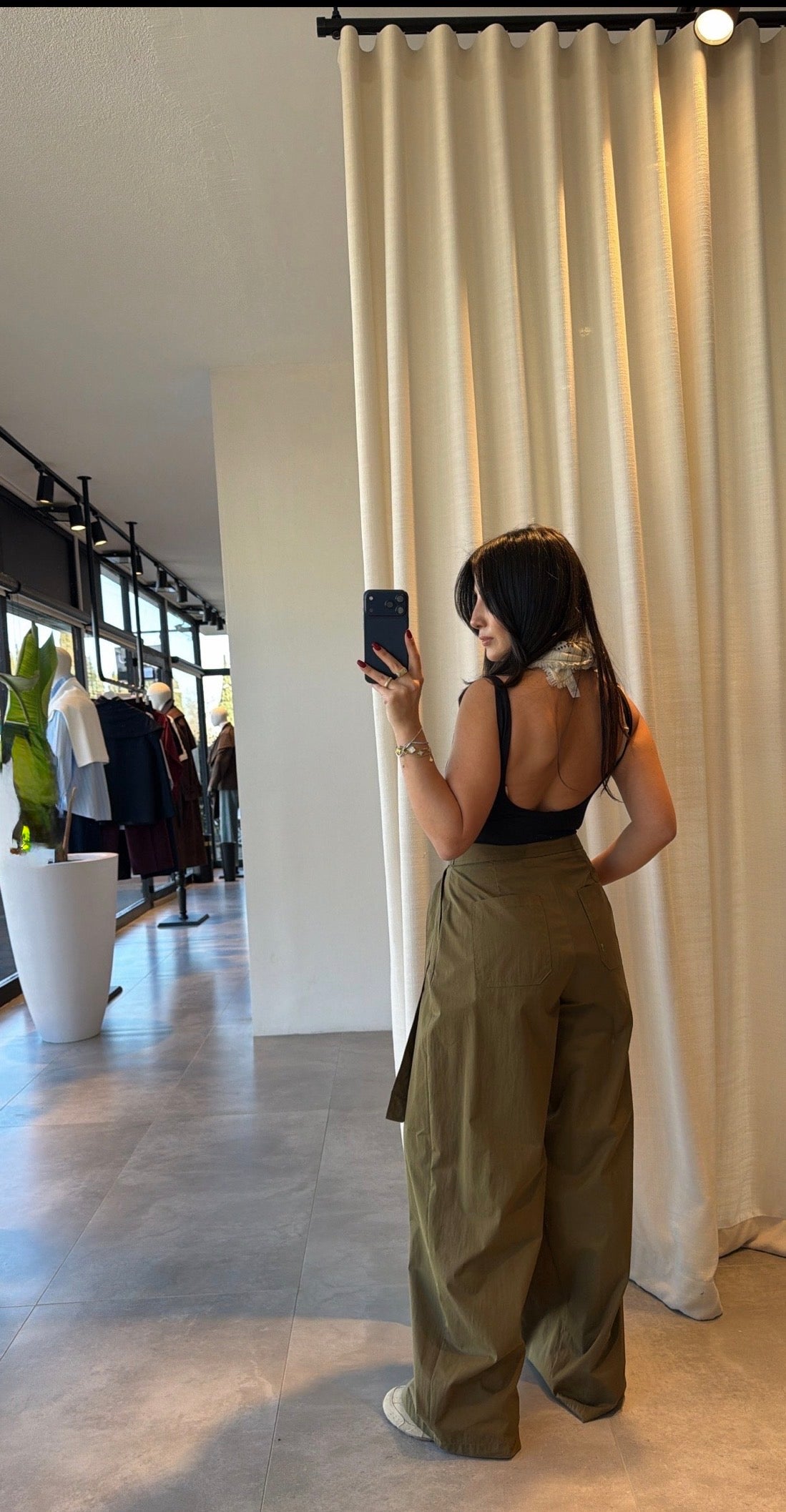 Olive D-Ring Pants