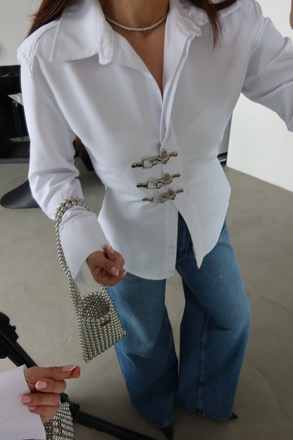 Hardware Clasp Shirt