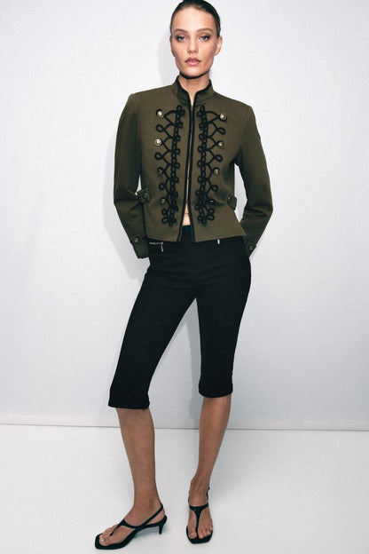 Khaki Braid Jacket