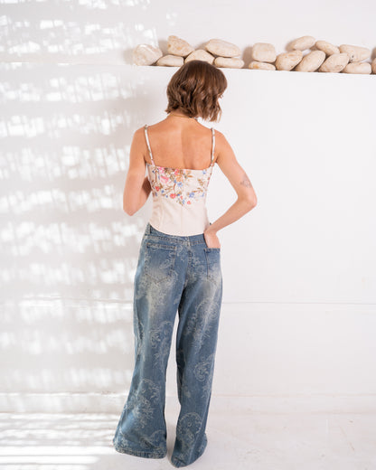 Petal Bustier Top