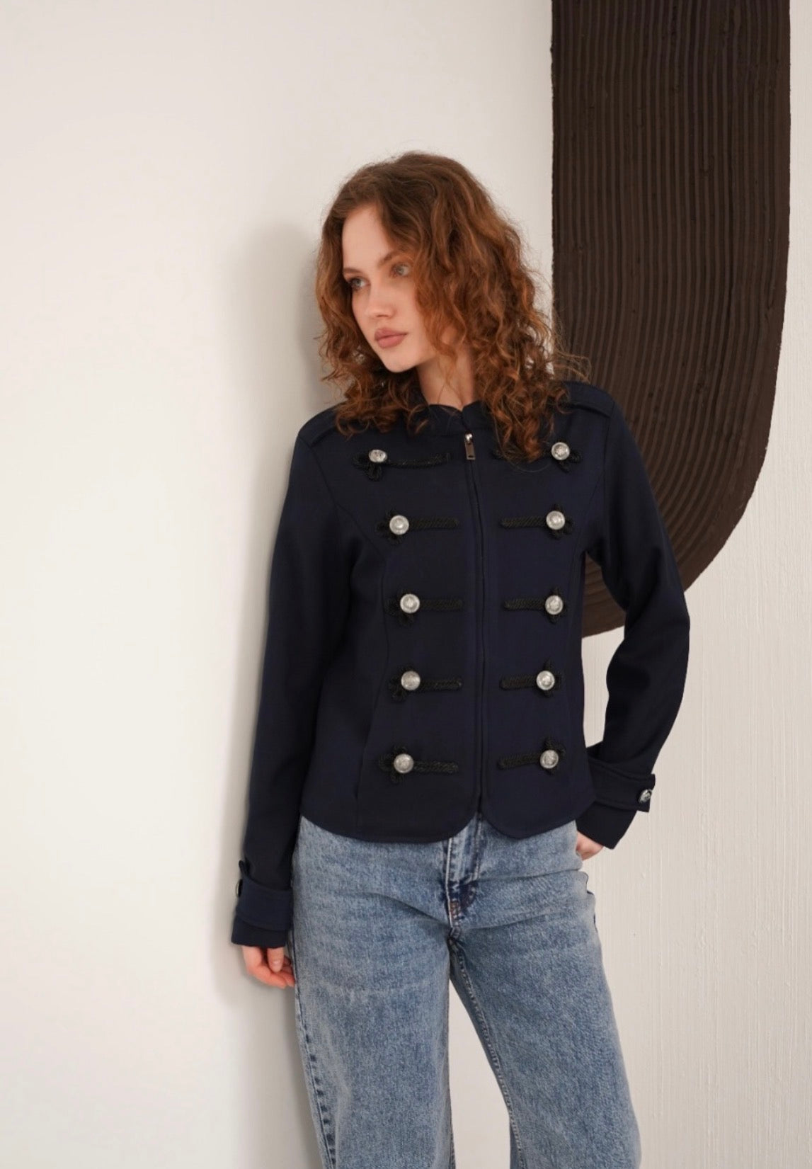 Navy Napoleon Jacket