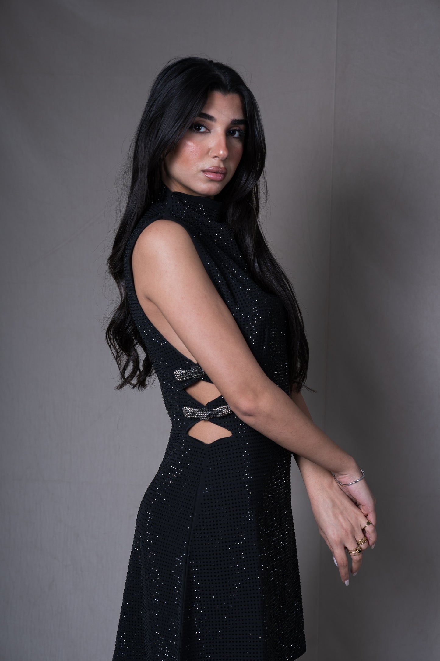 Glitz & Gaze Side-Bow Dress