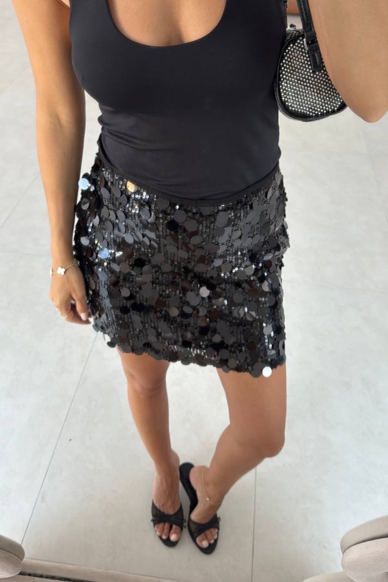 Sequin Skirt