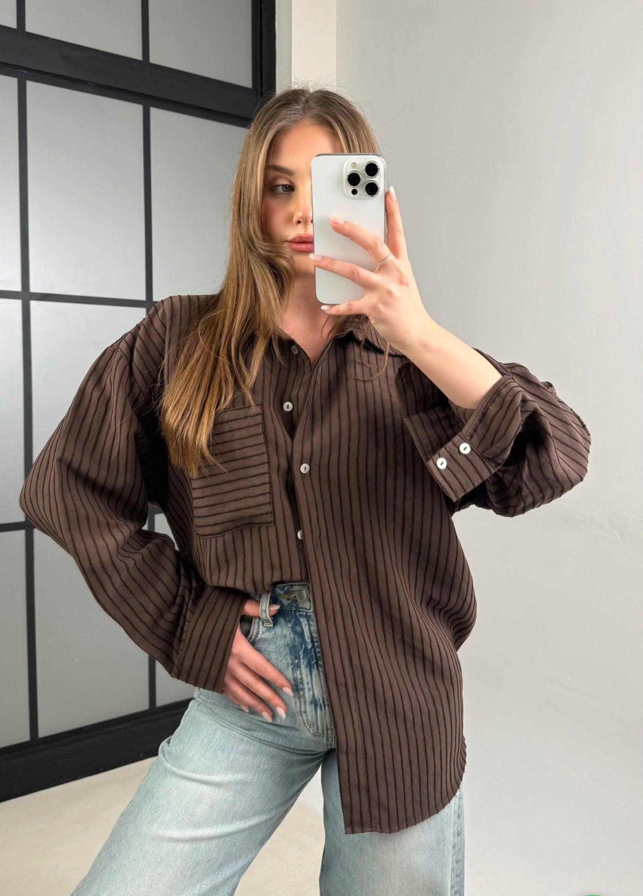 Striped Oversized Shirt
