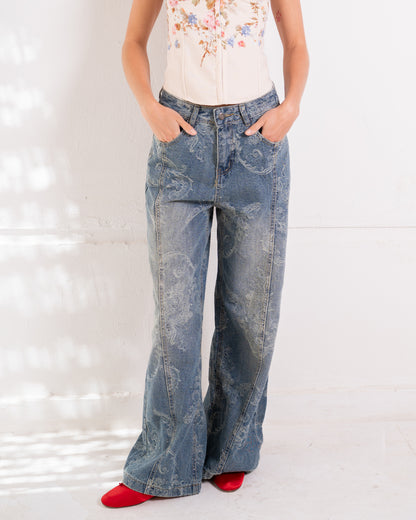 Vintage Bloom Jeans