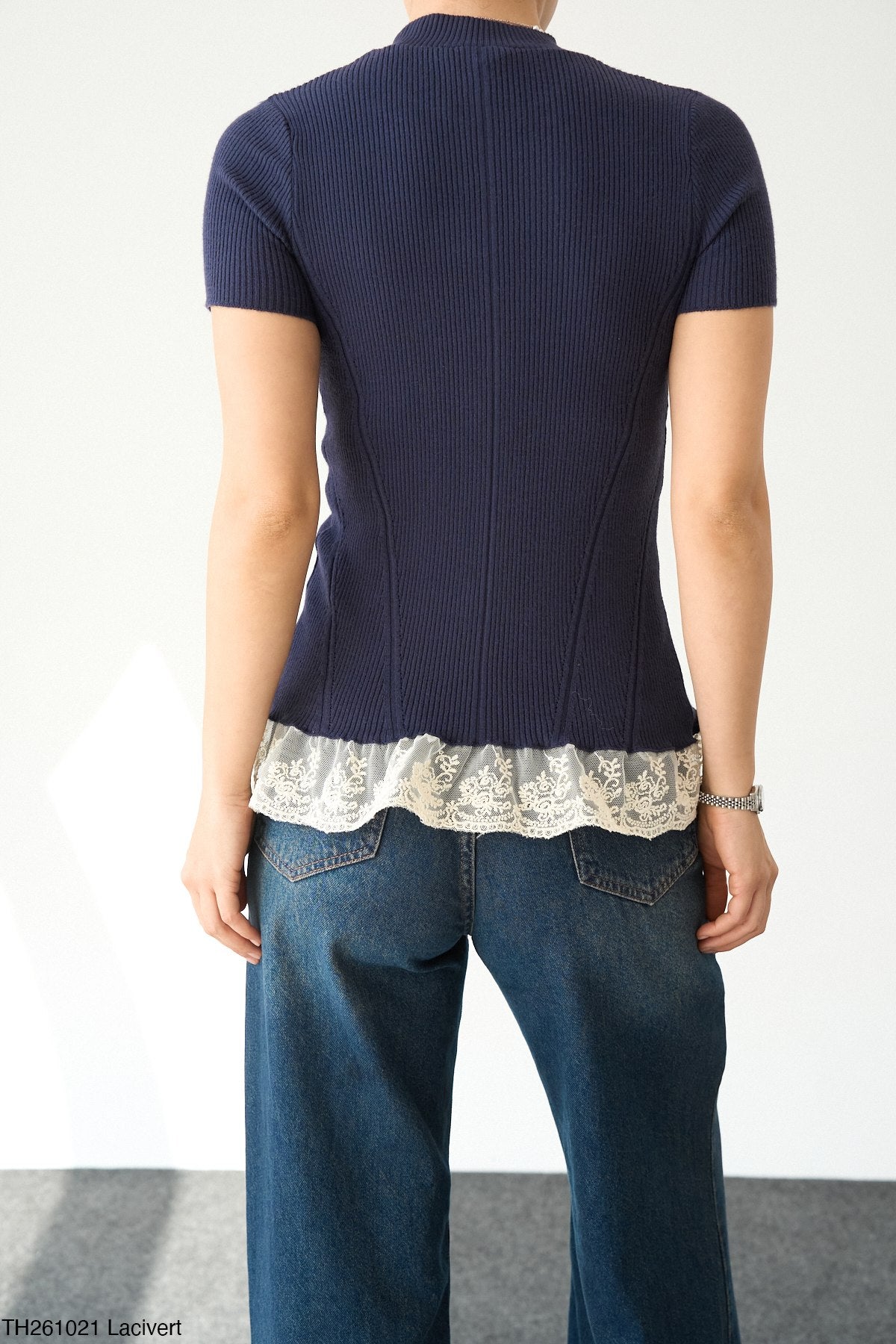 Frilled Knit Top