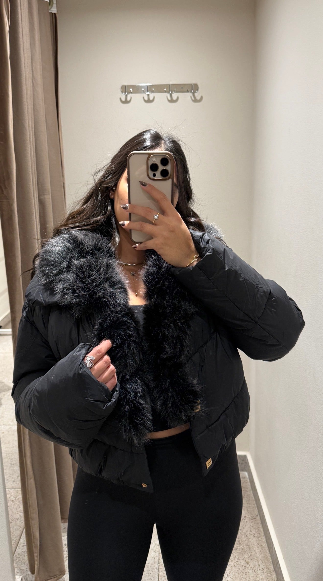Fur Collar Puffer Jacket