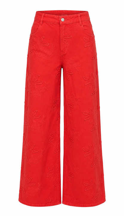 Scarlet Bloom Jeans