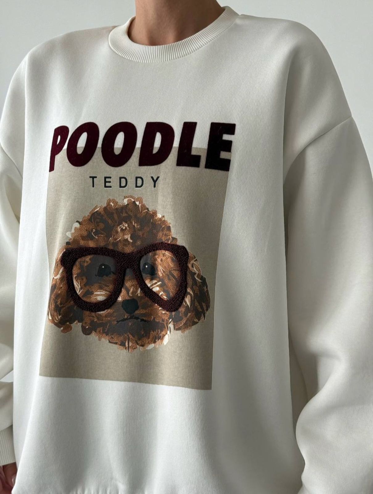 Poodle sweatshirt