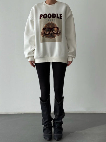 Poodle sweatshirt