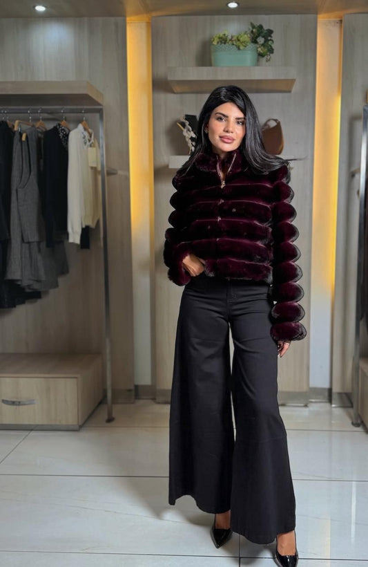 Faux-fur Zip up jacket