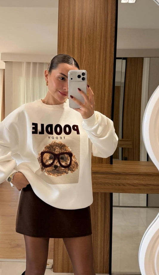 Poodle sweatshirt