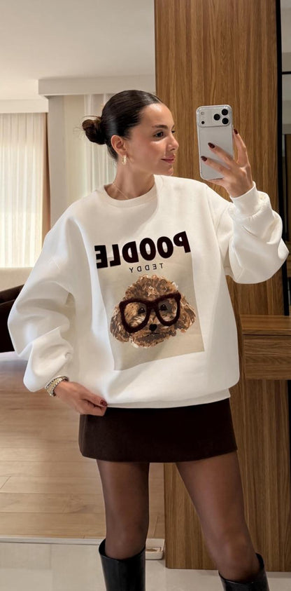 Poodle sweatshirt