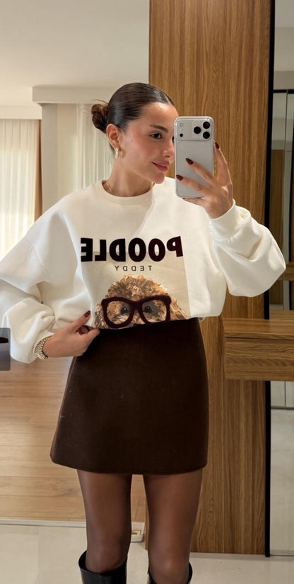 Poodle sweatshirt